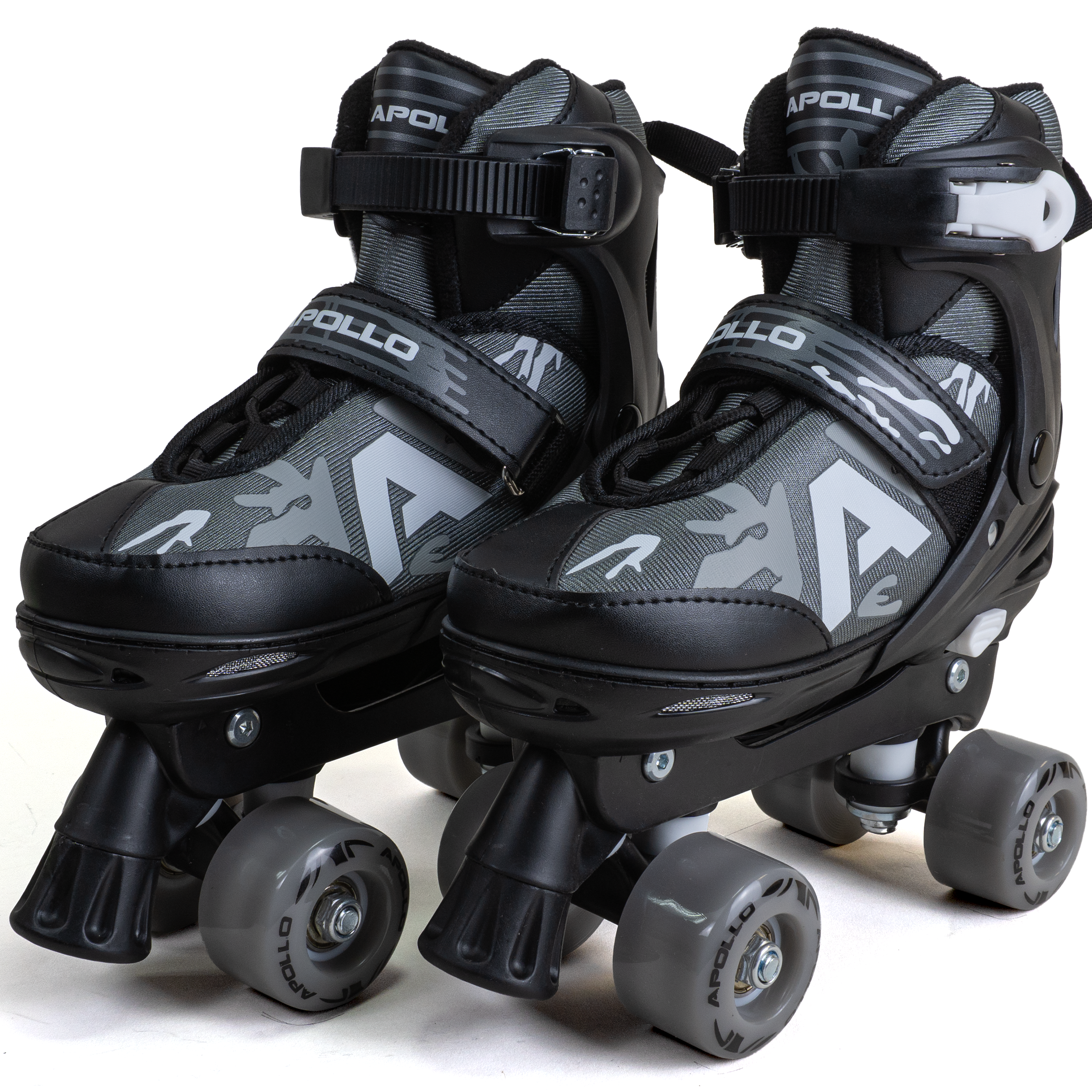 Apollo Funsport Nederland Apollo Champion Verstelbare Quad Skate - verstelbare rolschaatsen voor kinderen Zwart