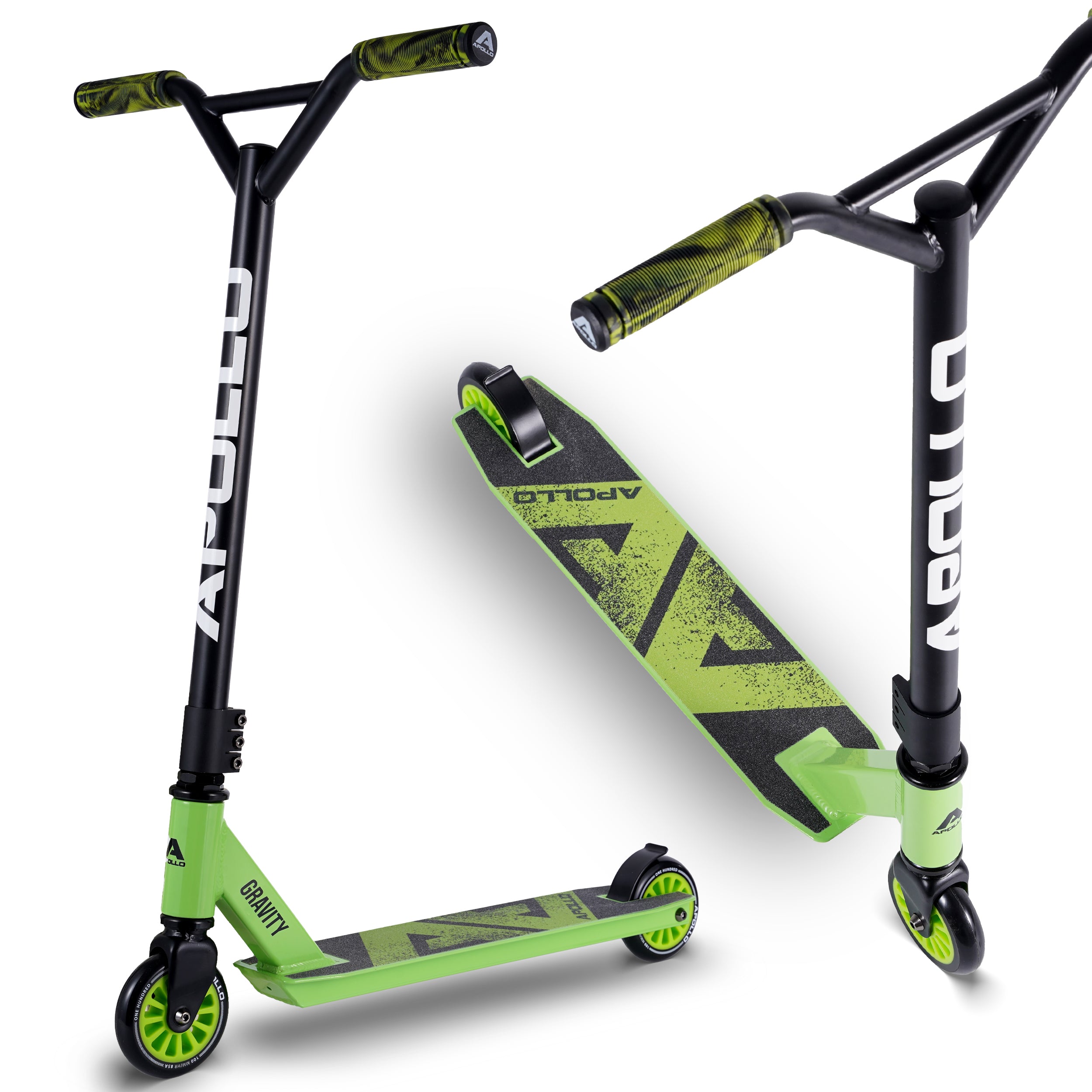 Apollo Funsport NL Stunt Scooter Gravity - Leuke step voor kinderen en tieners Groen