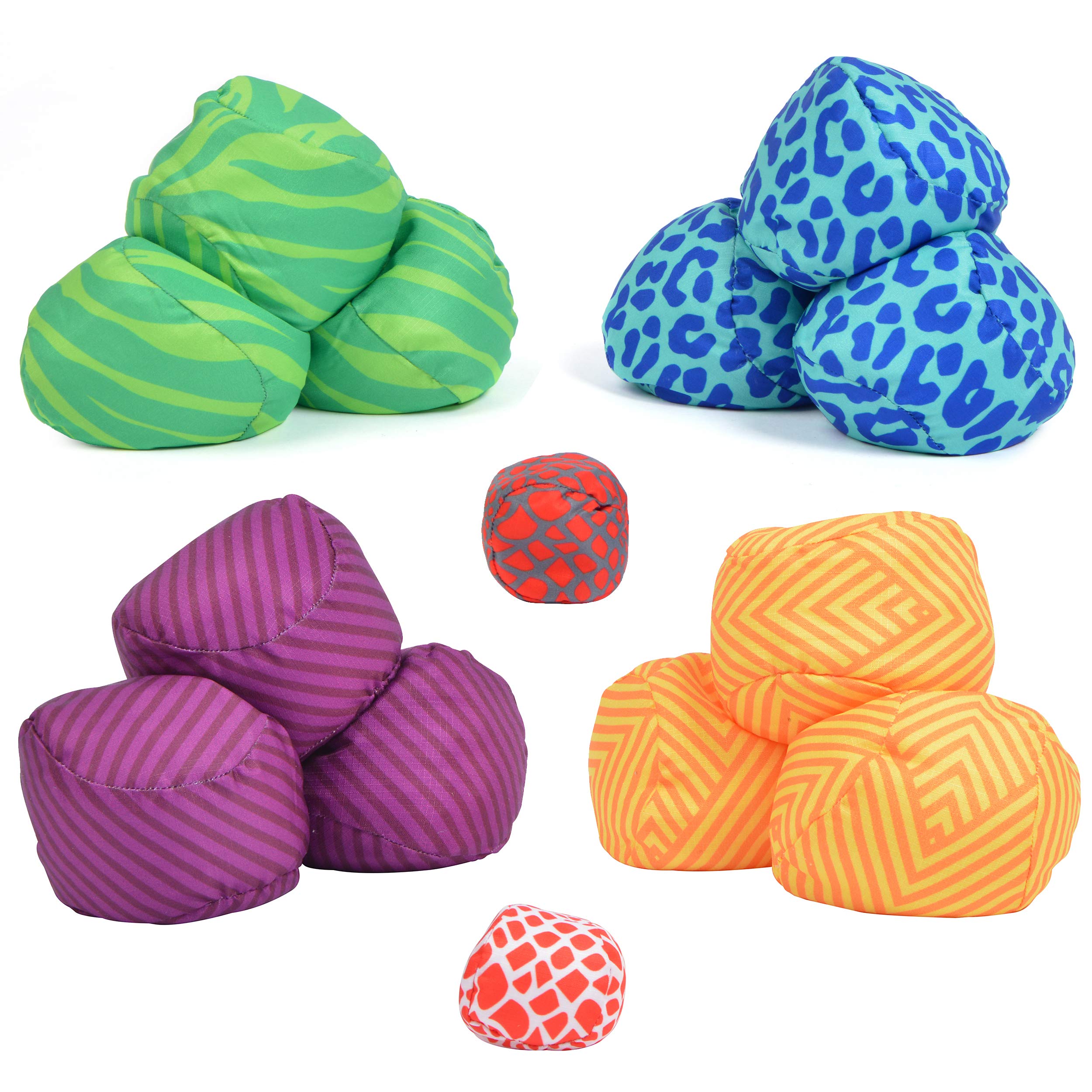 Apollo Funsport Nederland Ocean 5 Extreme Boule – Set van zachte boules 2er SET - Lines + Animal Print
