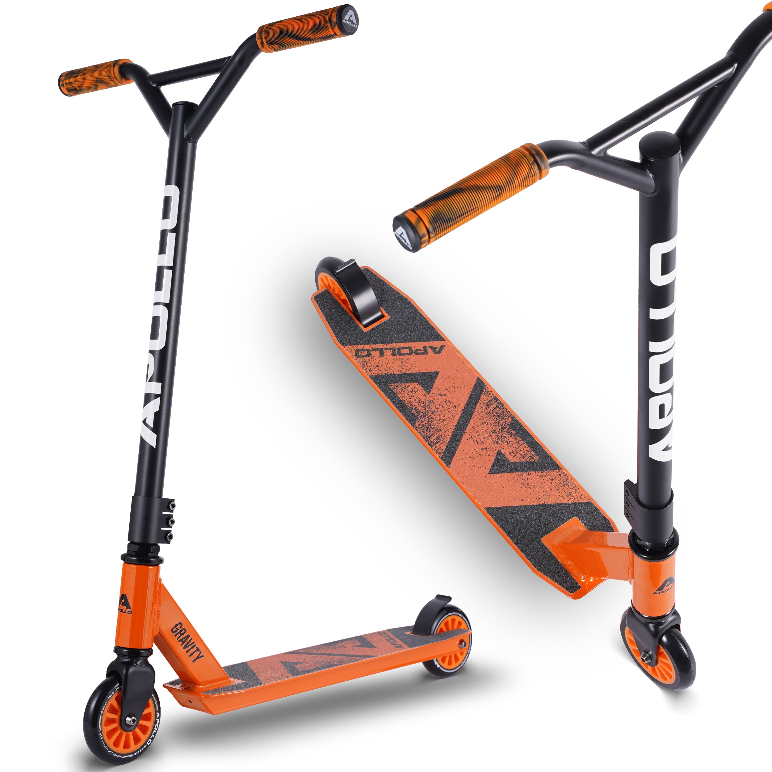 Apollo Funsport NL Stunt Scooter Gravity - Leuke step voor kinderen en tieners Oranje