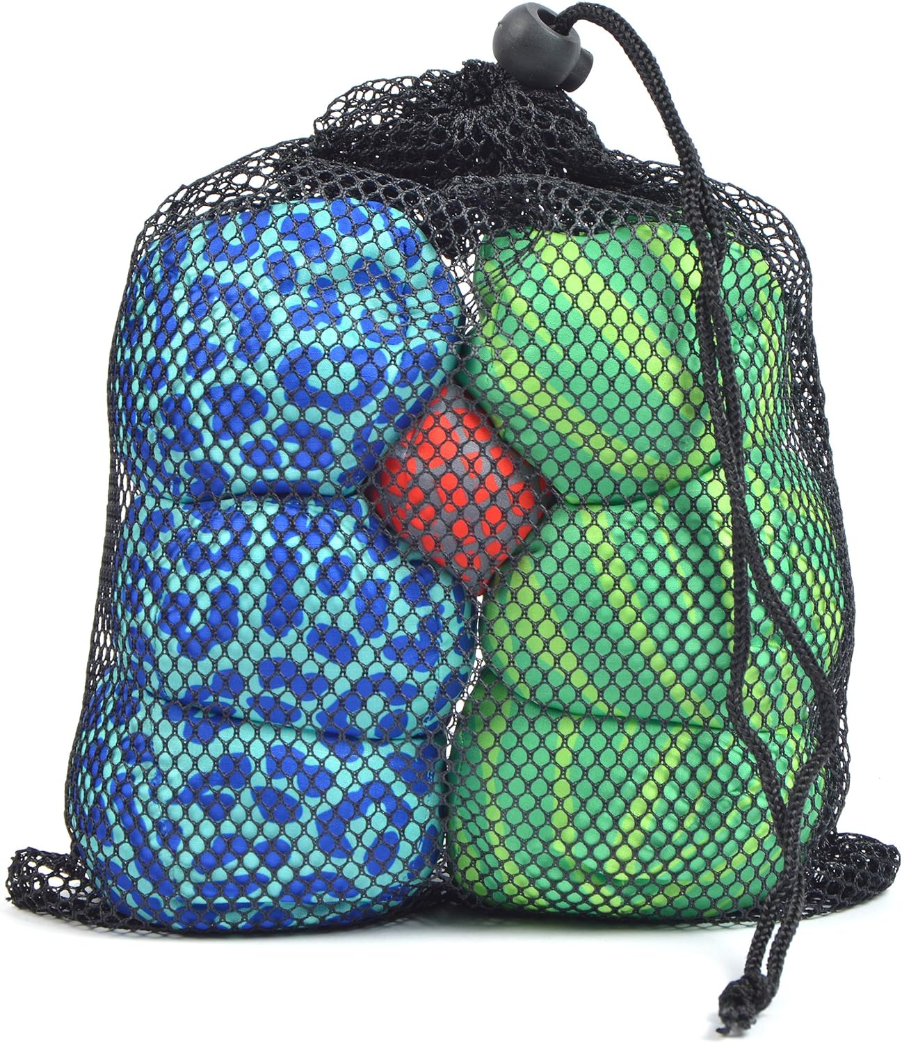 Apollo Funsport Nederland Ocean 5 Extreme Boule – Set van zachte boules Animal Print - Kleur: groen blauw
