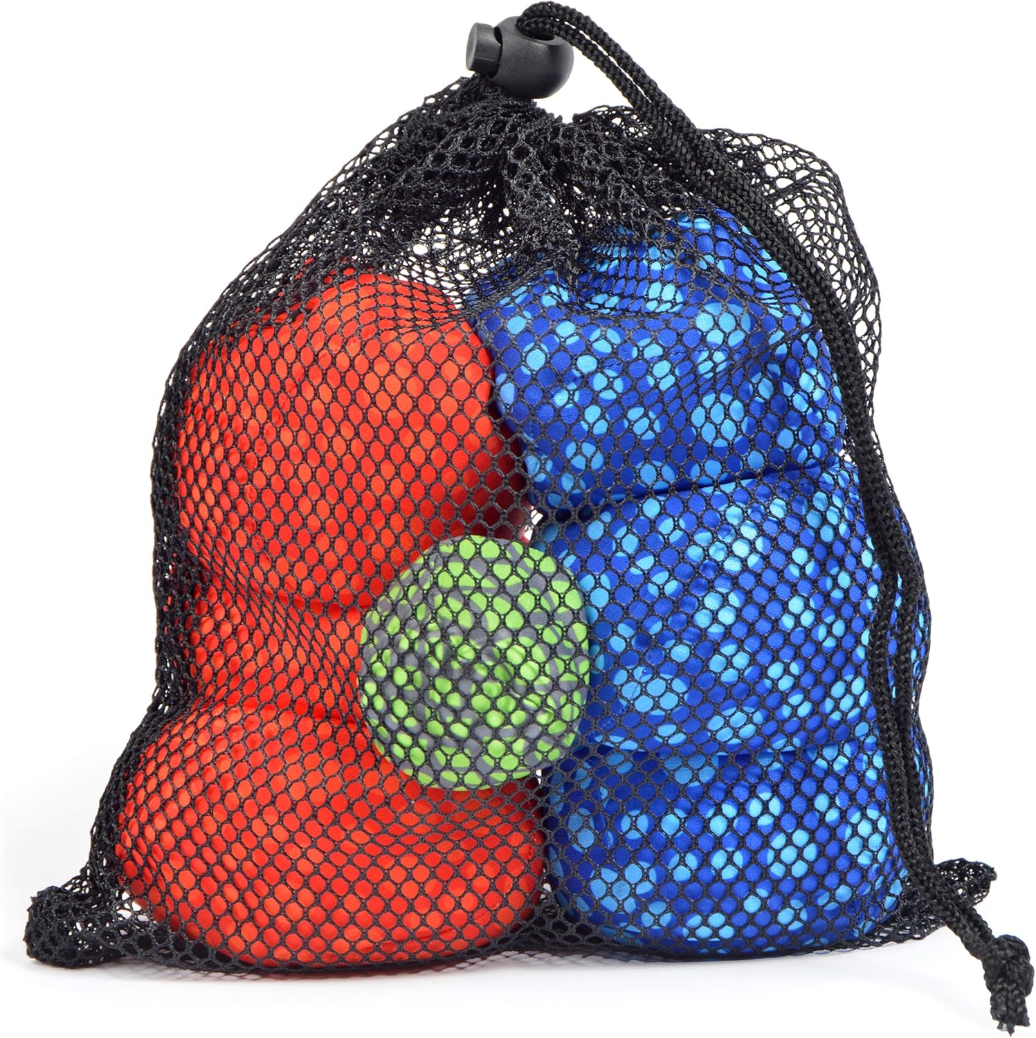 Apollo Funsport Nederland Ocean 5 Extreme Boule – Set van zachte boules Dots - Kleur: rood blauw