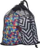 Apollo Funsport Nederland Ocean 5 Extreme Boule – Set van zachte boules Triangel ZicZac - Kleur: zwart wit