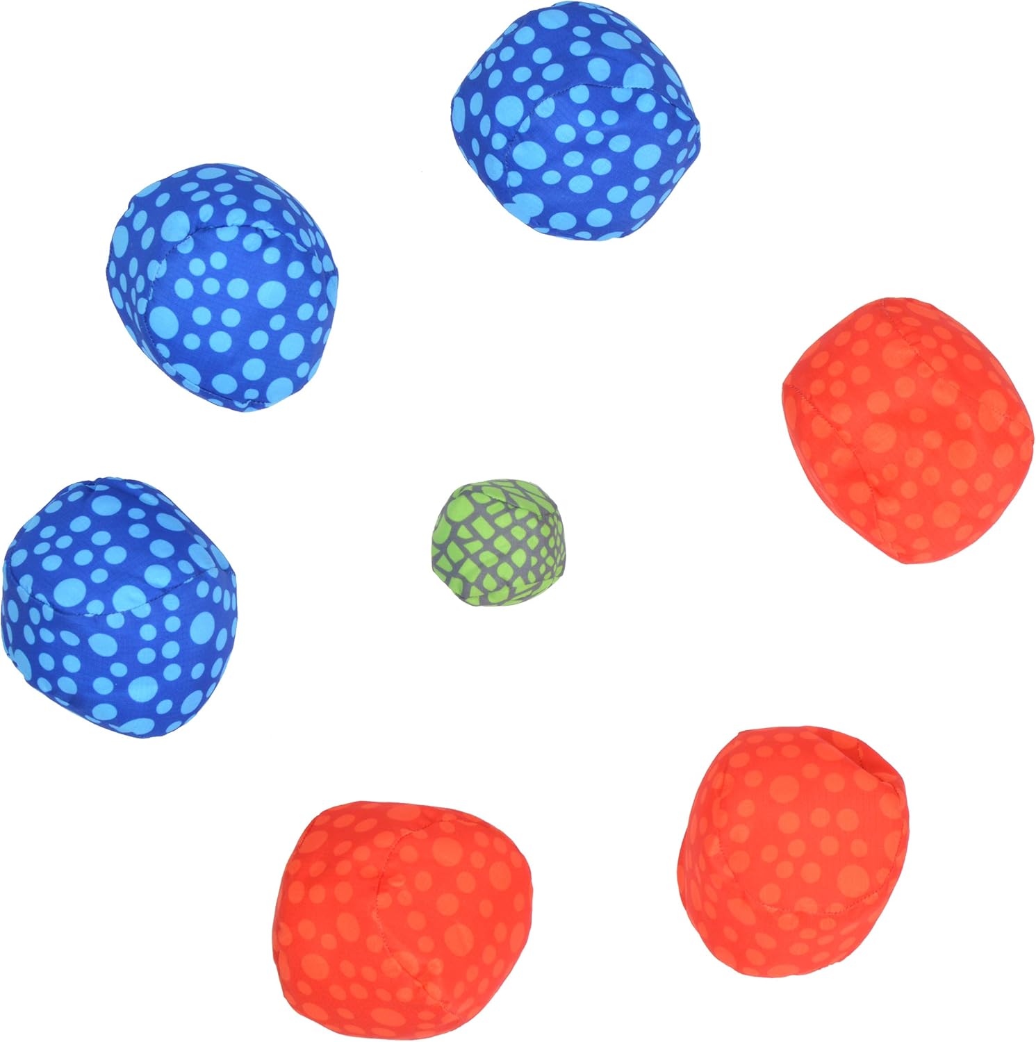 Apollo Funsport Nederland Ocean 5 Extreme Boule – Set van zachte boules Dots - Kleur: rood blauw