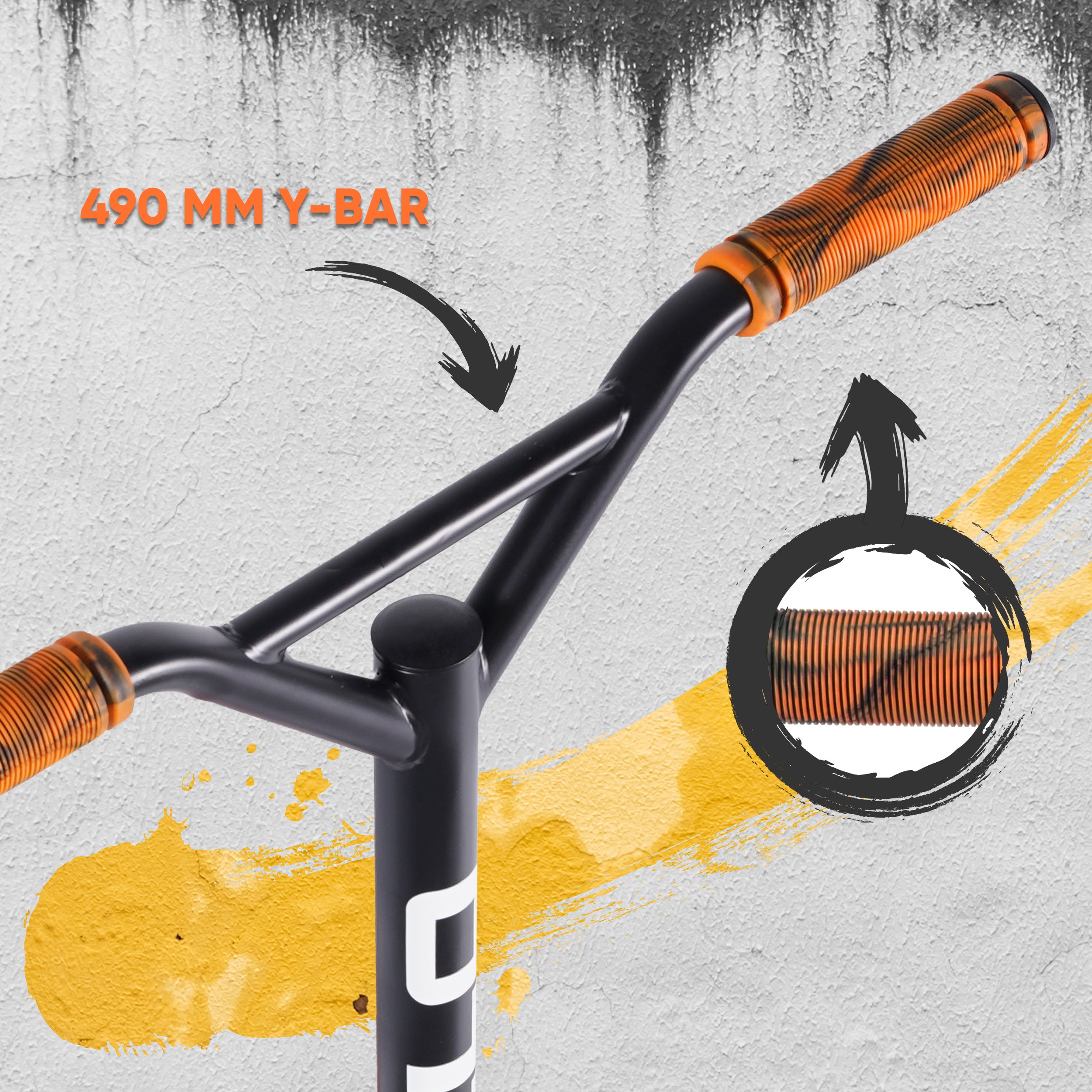 Apollo Funsport NL Stunt Scooter Gravity - Leuke step voor kinderen en tieners Oranje