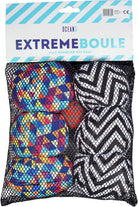 Apollo Funsport Nederland Ocean 5 Extreme Boule – Set van zachte boules Triangel ZicZac - Kleur: zwart wit