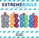 Apollo Funsport Nederland Ocean 5 Extreme Boule – Set van zachte boules Triangel ZicZac - Kleur: zwart wit