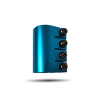 Apollo RESERVEONDERDEEL - Stuurklem stuntstep - 4 schroeven - Lichtblauw