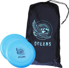 Ocean 5 Disc Jam Set - leuk Werpspel, Tuin- en Strandspel voor maximaal 4 Personen Blauw