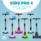 Apollo 'KidsPro 4' Opvouwbare Kinderstep met LED-Wielen Paars
