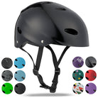 Apollo Skate Helm Fietshelm - Verstelbare Skateboard, Scooter, BMX Helm Dark Carbon