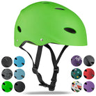 Apollo Skate Helm Fietshelm - Verstelbare Skateboard, Scooter, BMX Helm Groen