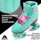 Apollo Disco Klassieke rolschaatsen voor kinderen en volwassenen - Lagoon LED L (39-42)