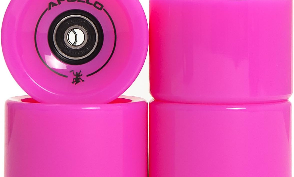 Apollo Funsport Nederland Apollo Zwarte Longboard & Skateboard Wielen Pink - 70 x 51