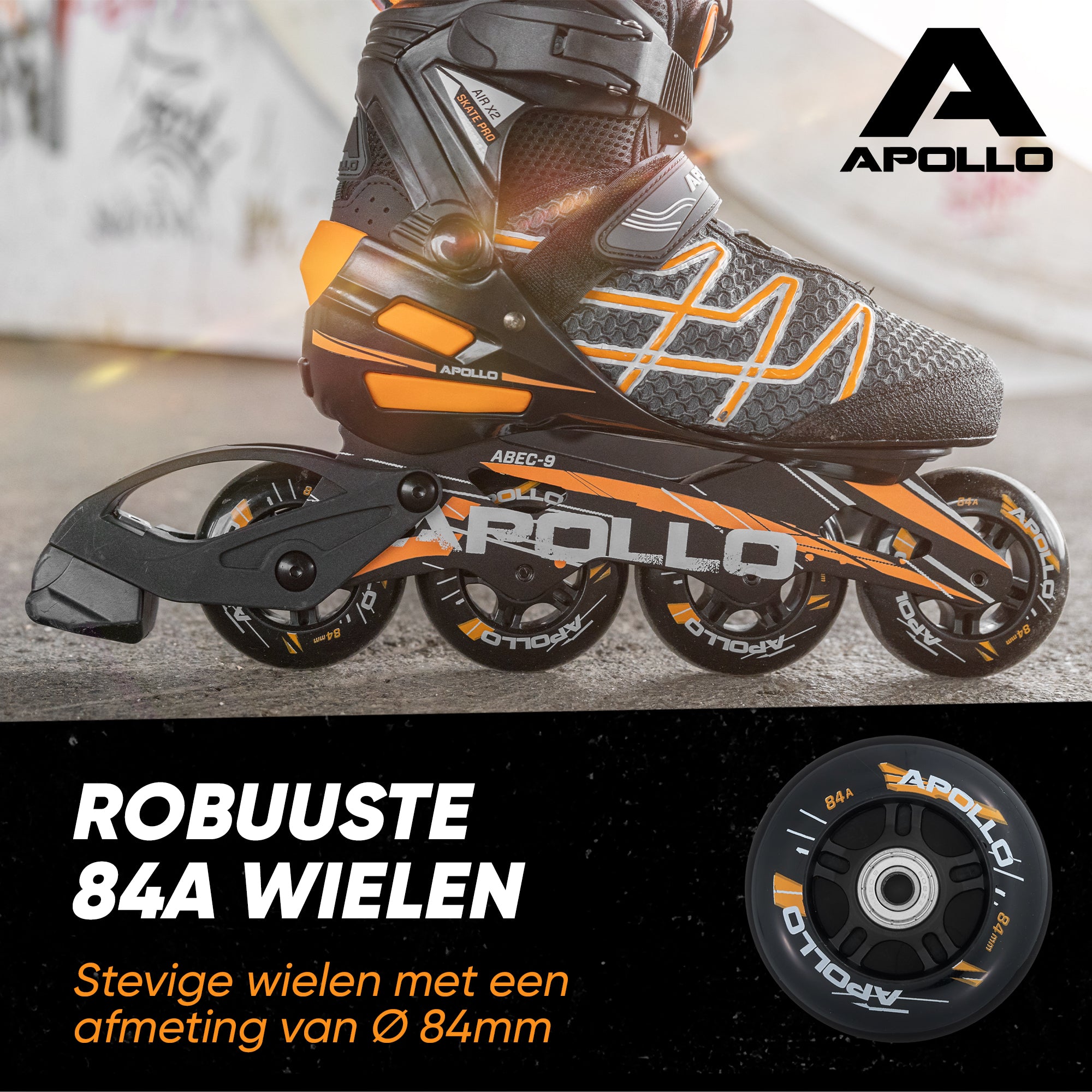 Apollo Air Flow X2 Inline Skates - Oranje 45