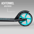 Apollo Apollo Scooter - "Hurricane" City-Scooter met vering Zwart Mint