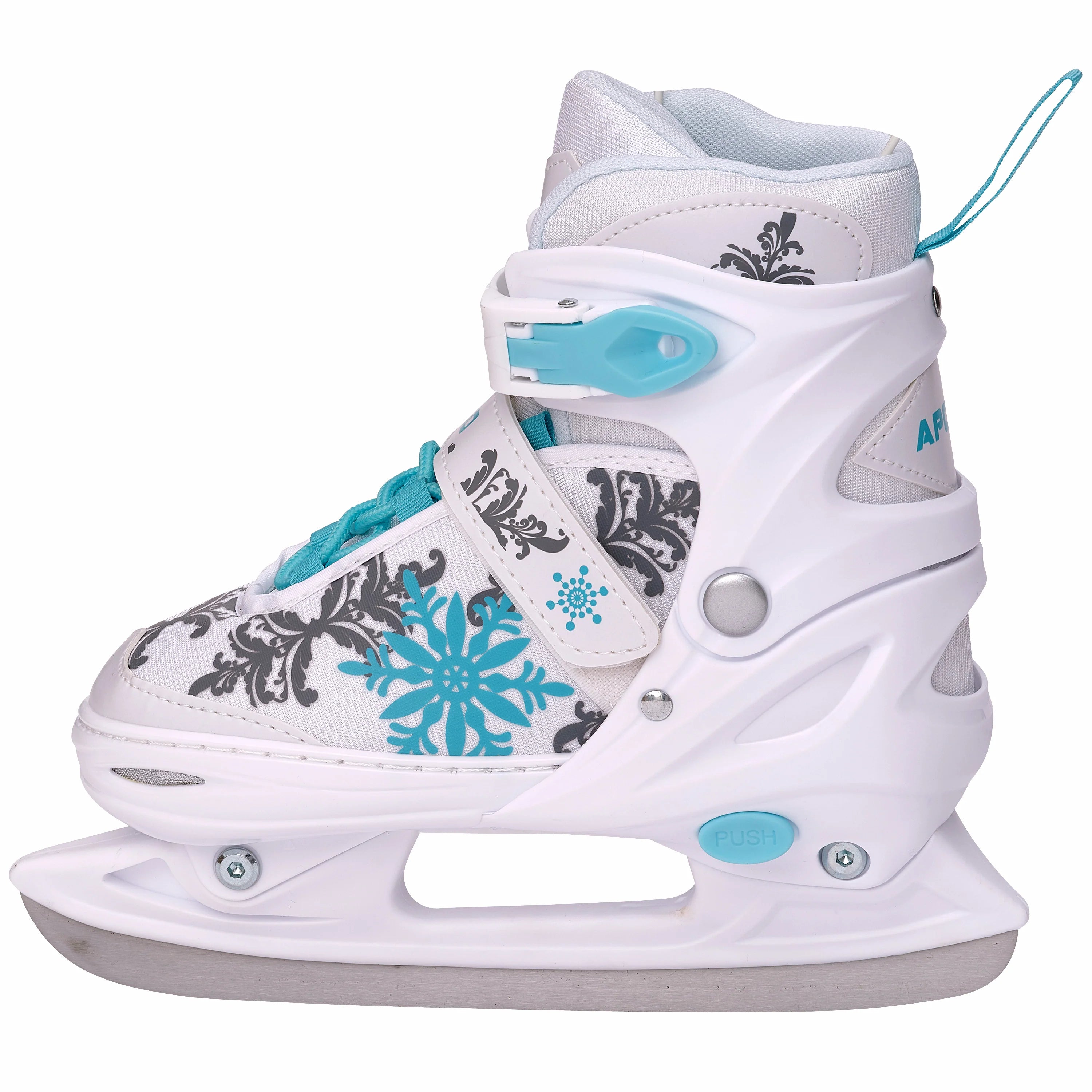 Apollo Verstelbare Kunstschaatsen 'Ice Skates X-Pro' - Wit/Mint L (39-42)