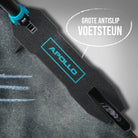 Apollo Apollo Scooter - "Hurricane" City-Scooter met vering Zwart Mint