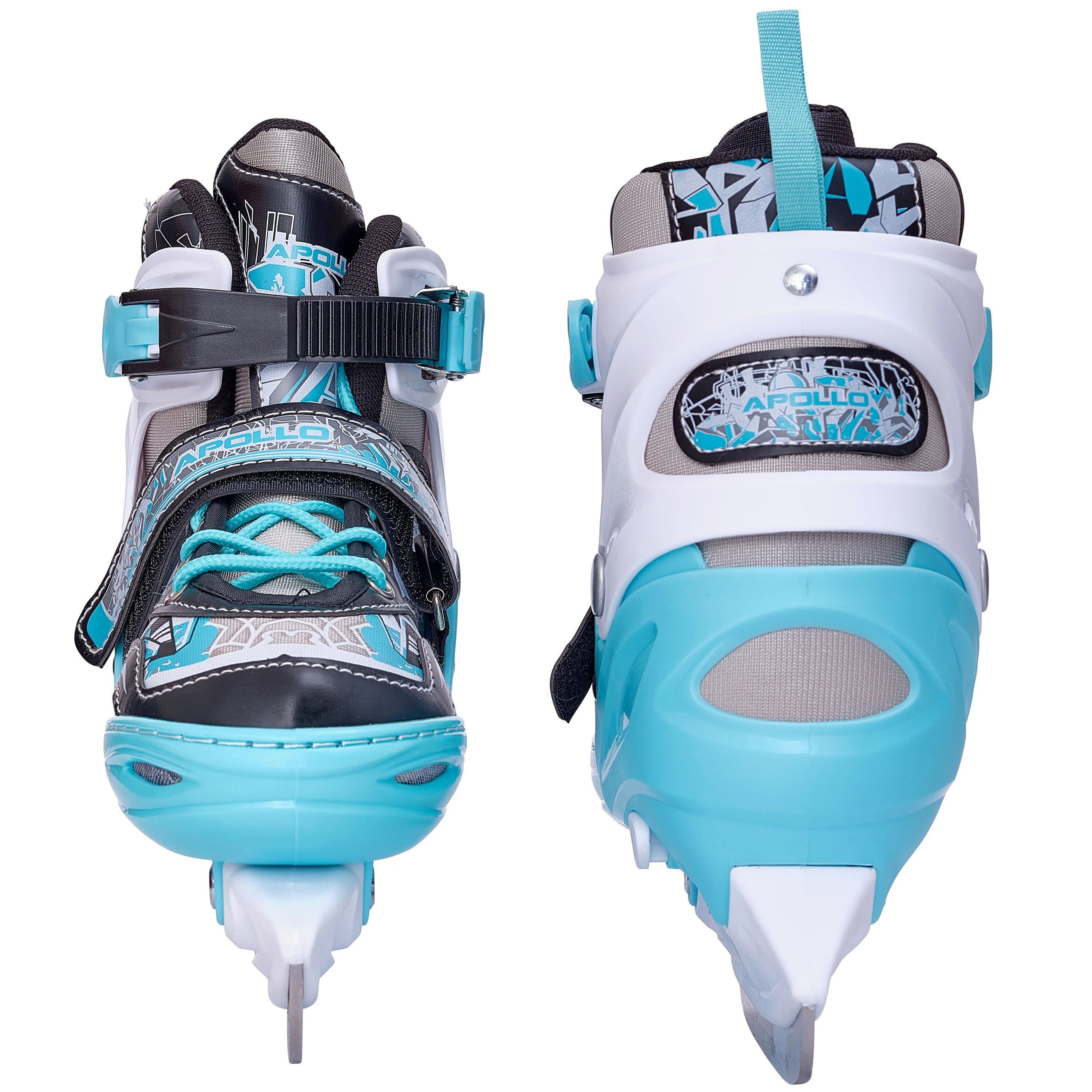 Apollo Verstelbare Kunstschaatsen 'Ice Skates X-Pro' - Mint/Zwart L (39-42)
