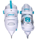 Apollo Verstelbare Kunstschaatsen 'Ice Skates X-Pro' - Wit/Mint L (39-42)