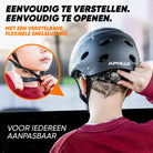 Apollo Skate Helm Fietshelm - Verstelbare Skateboard, Scooter, BMX Helm Broken
