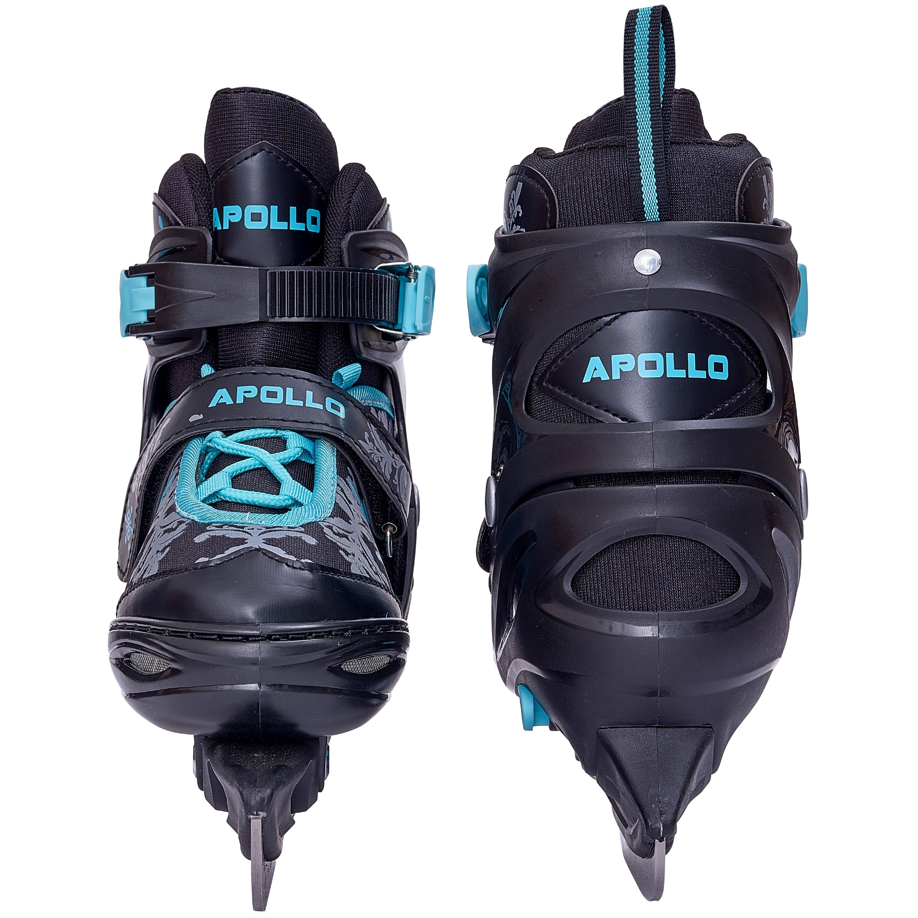 Apollo Verstelbare Kunstschaatsen 'Ice Skates X-Pro' - Zwart/Mint L (39-42)