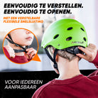 Apollo Skate Helm Fietshelm - Verstelbare Skateboard, Scooter, BMX Helm Groen