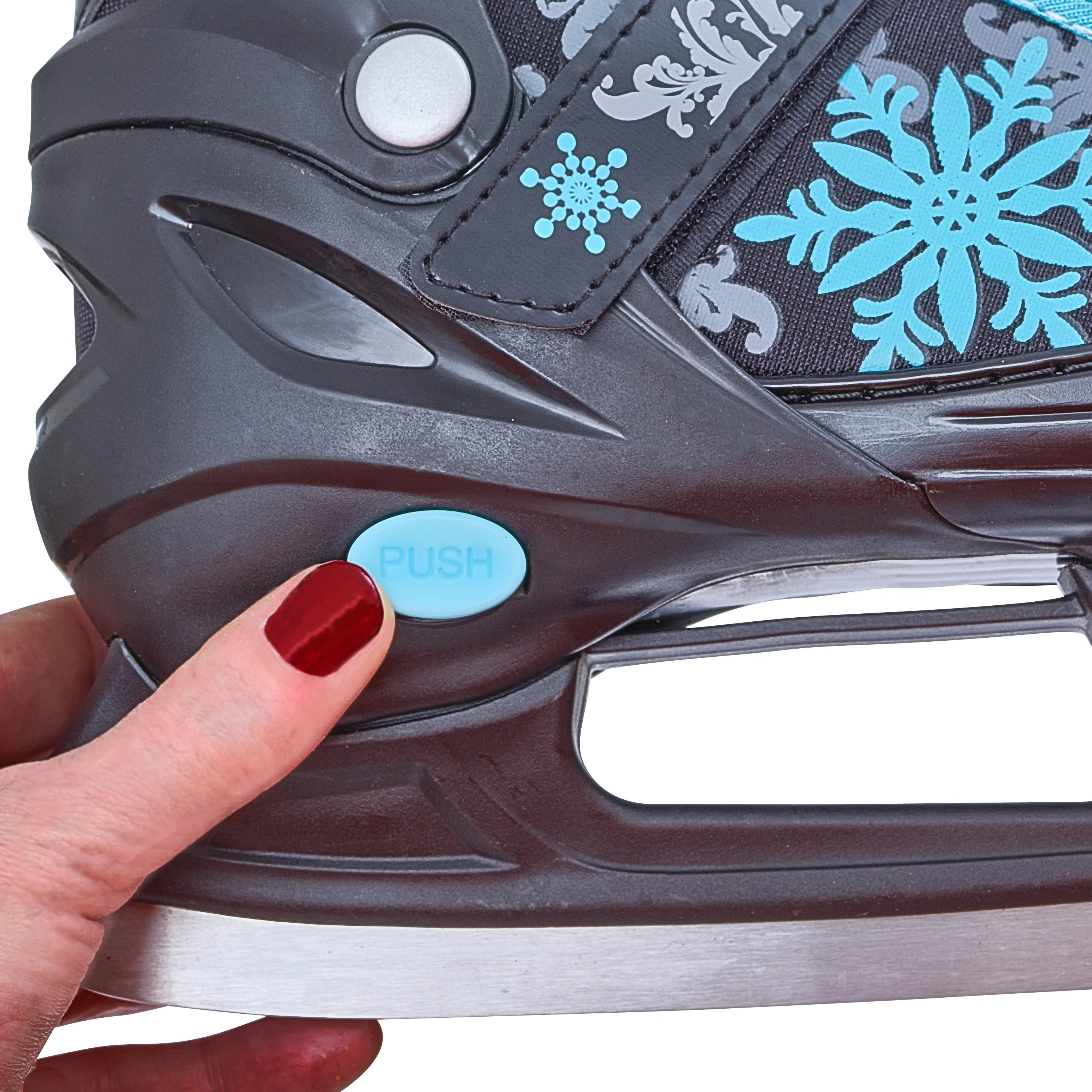 Apollo Verstelbare Kunstschaatsen 'Ice Skates X-Pro' - Zwart/Mint L (39-42)