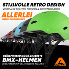 Apollo Skate Helm Fietshelm - Verstelbare Skateboard, Scooter, BMX Helm Paars