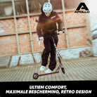 Apollo Skate Helm Fietshelm - Verstelbare Skateboard, Scooter, BMX Helm Blue Wave