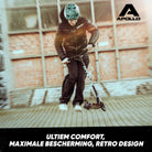 Apollo Skate Helm Fietshelm - Verstelbare Skateboard, Scooter, BMX Helm Stars