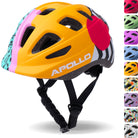 Apollo Kinder fietshelm, helm voor kinderen & tieners, multisport helm 90s Revival