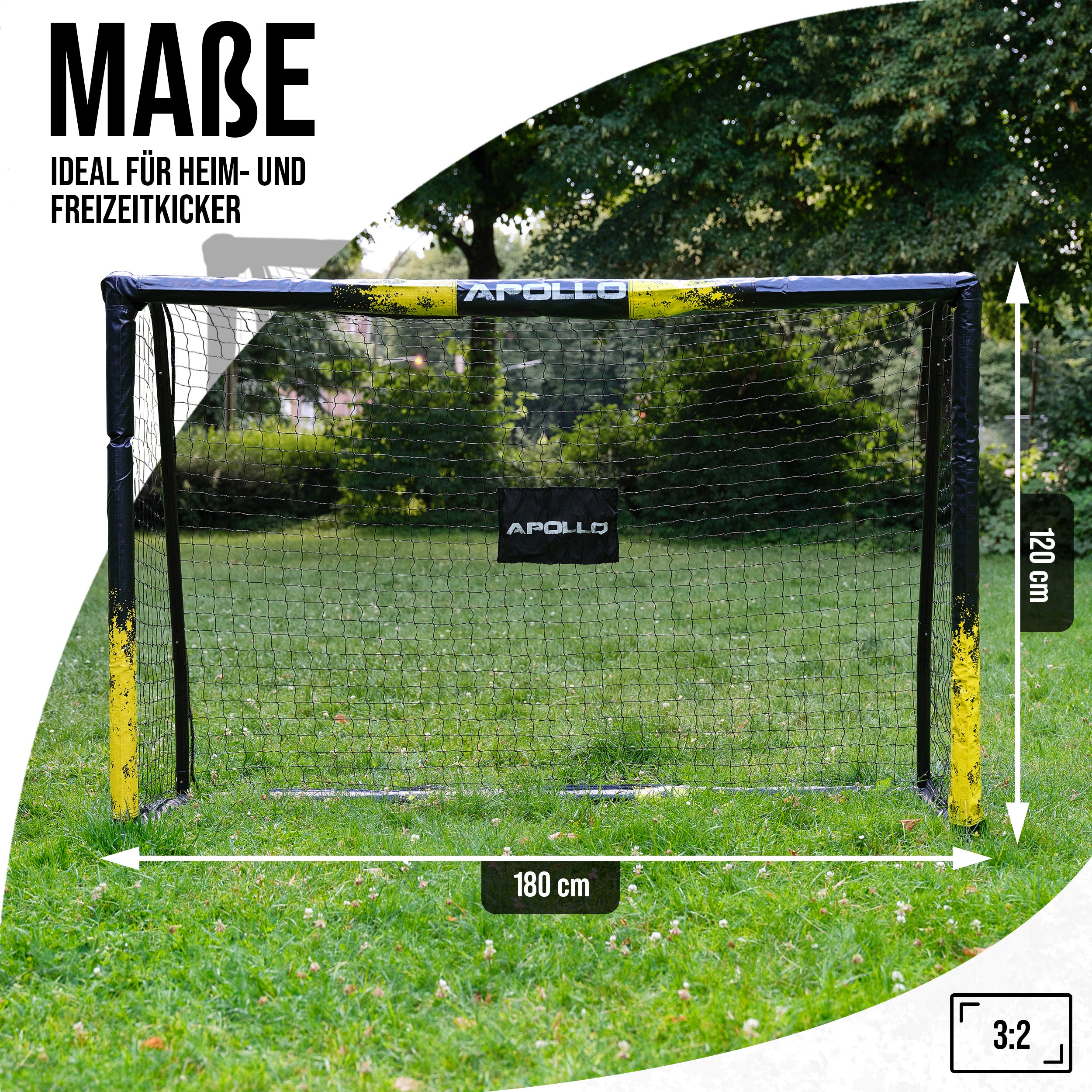 Apollo Apollo Fußballtor - Goal Master 180 - Gelb