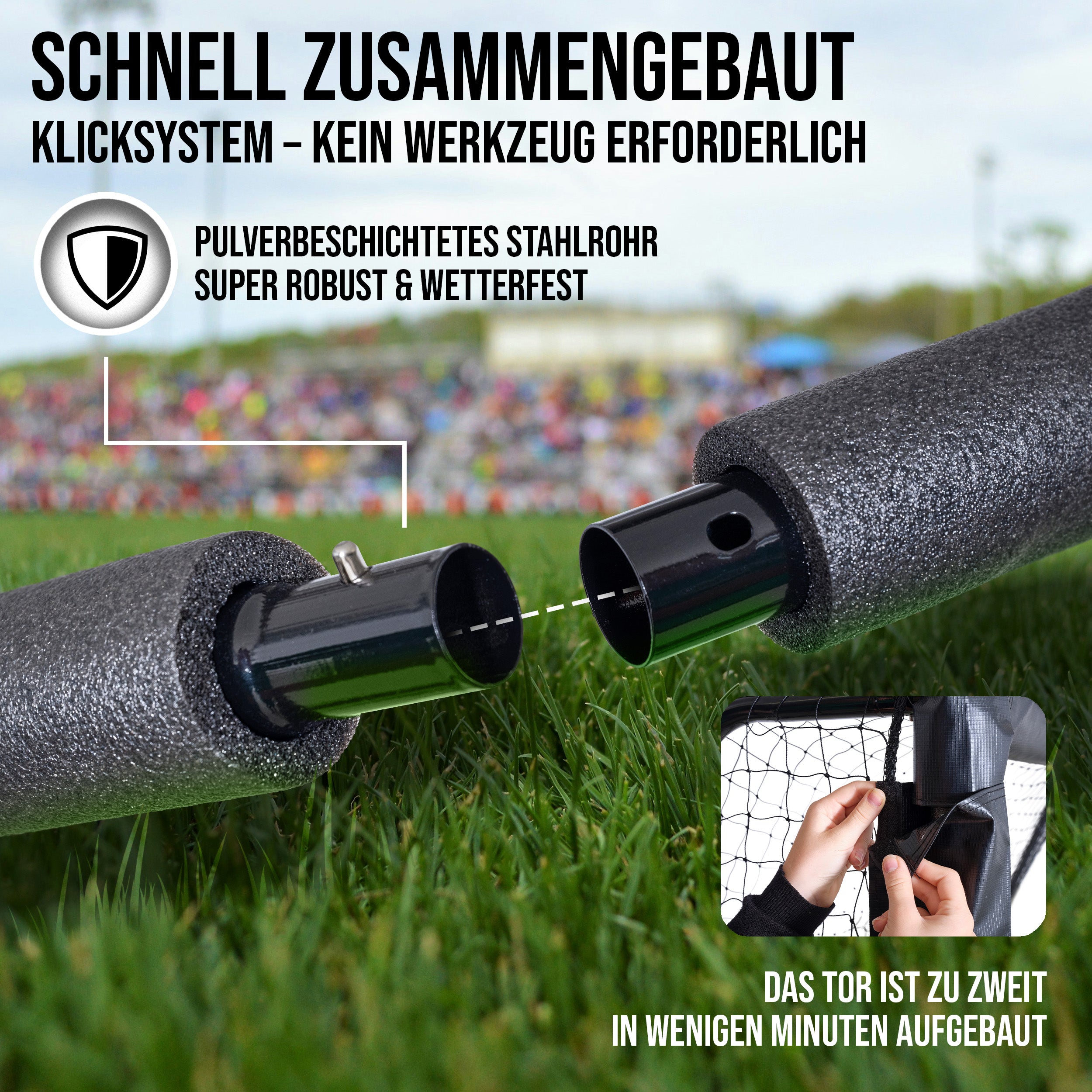 Apollo Apollo Fußballtor - Goal Master 180 - Gelb