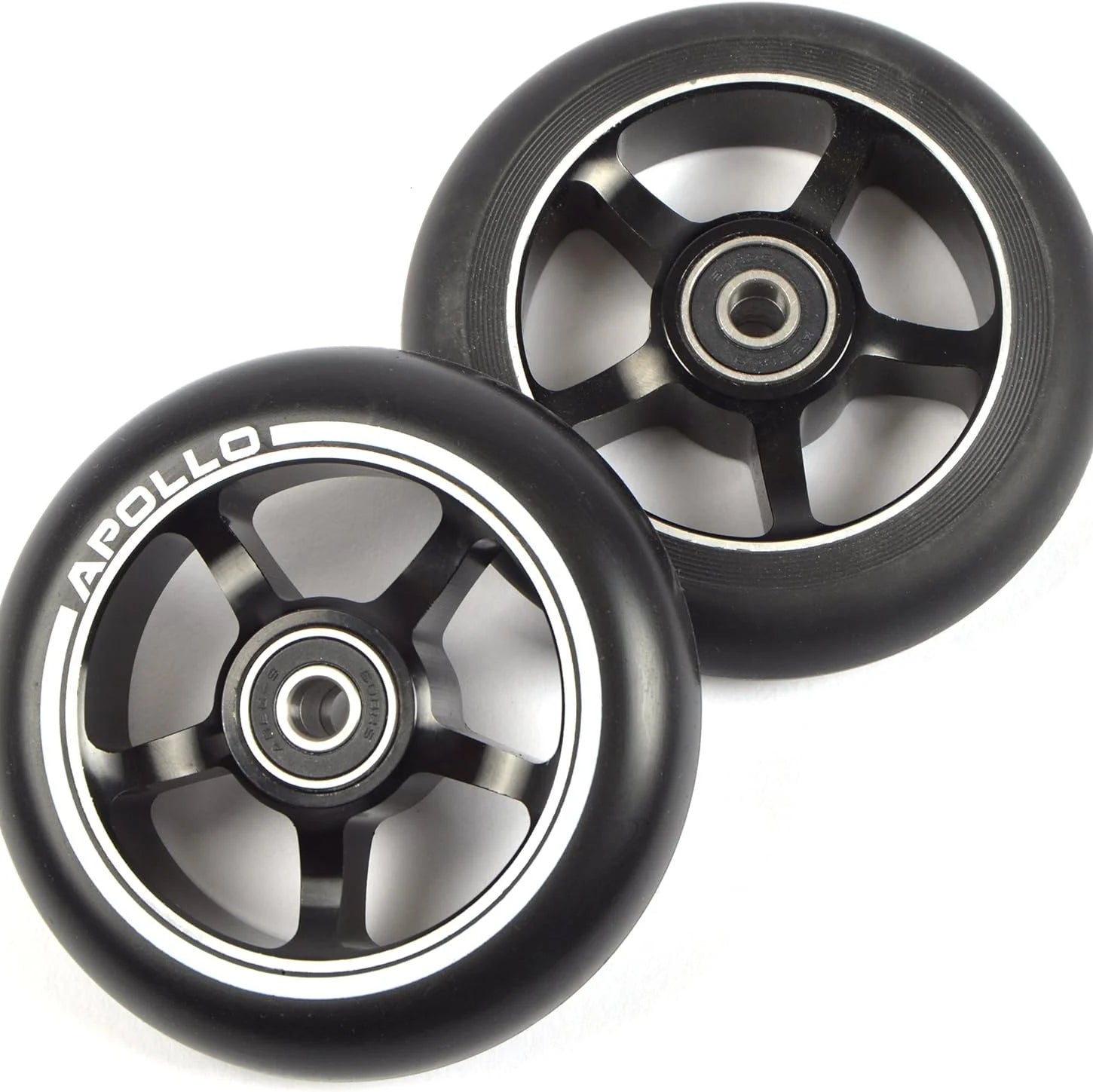 Apollo APOLLO Stunt Scooter reservewielenset Pro Wheels 100mm - ABEC 9 kogellagers Zwart - PP-Core