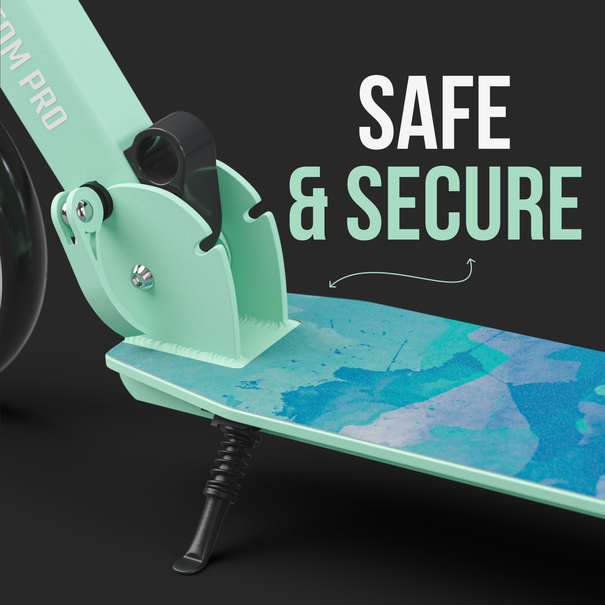 Apollo 'Phantom Pro' Opvouwbare en in hoogte verstelbare stadsscooter Watercolor