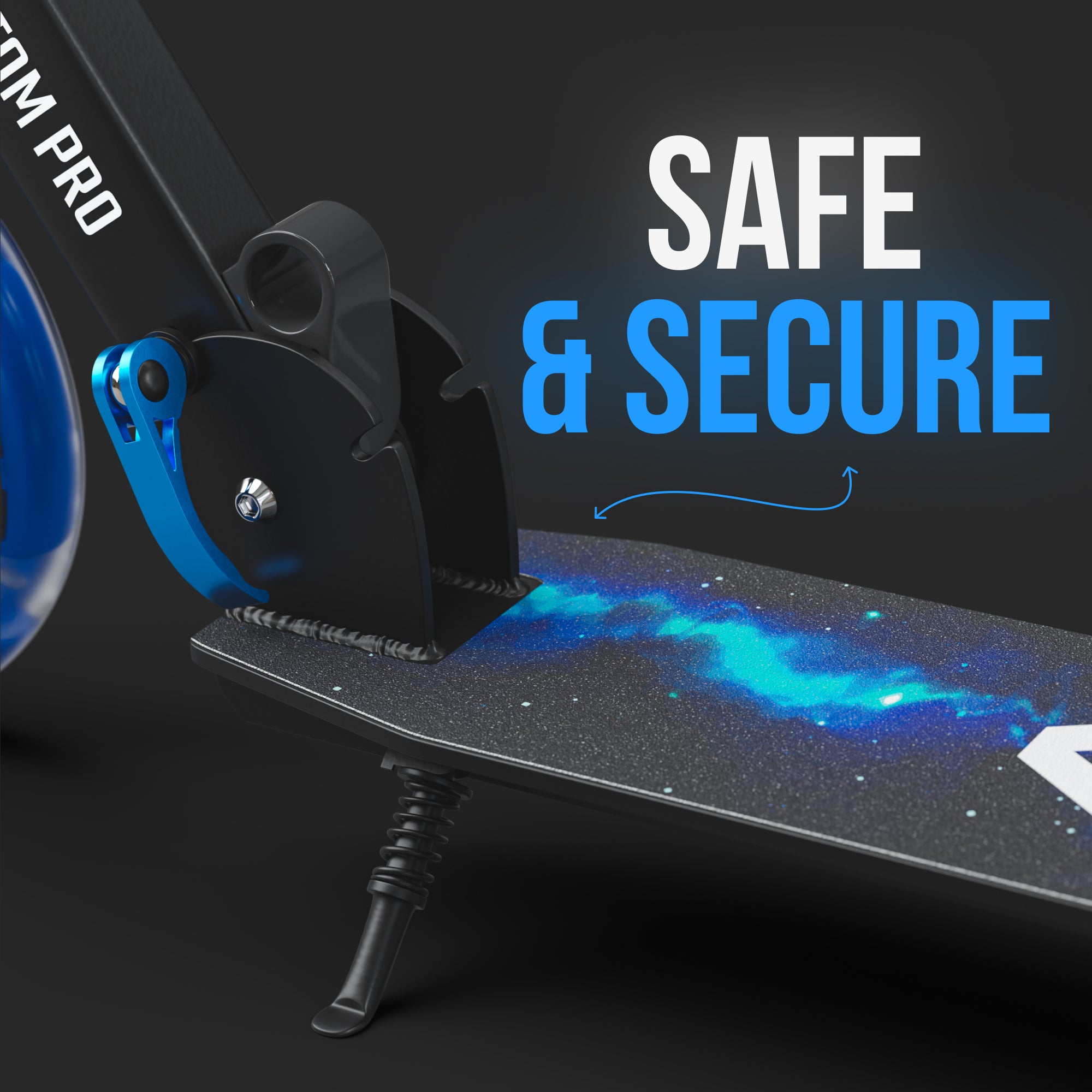 Apollo 'Phantom Pro' Opvouwbare en in hoogte verstelbare stadsscooter Universe