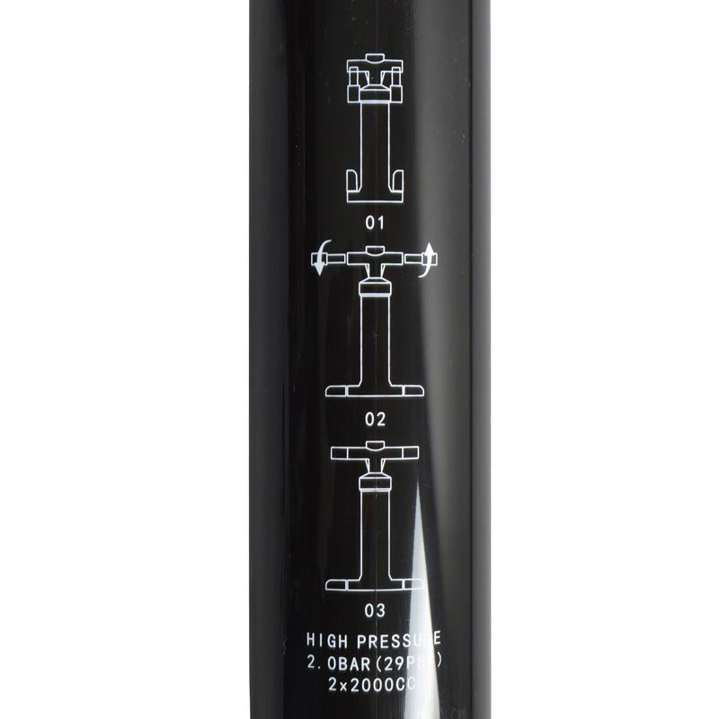 Apollo Dubbelwerkende Luchtpomp voor SUP Paddle Boards - tot 2 bar