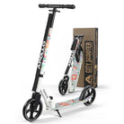 Apollo 'Phantom Pro' Opvouwbare en in hoogte verstelbare stadsscooter Flamingo