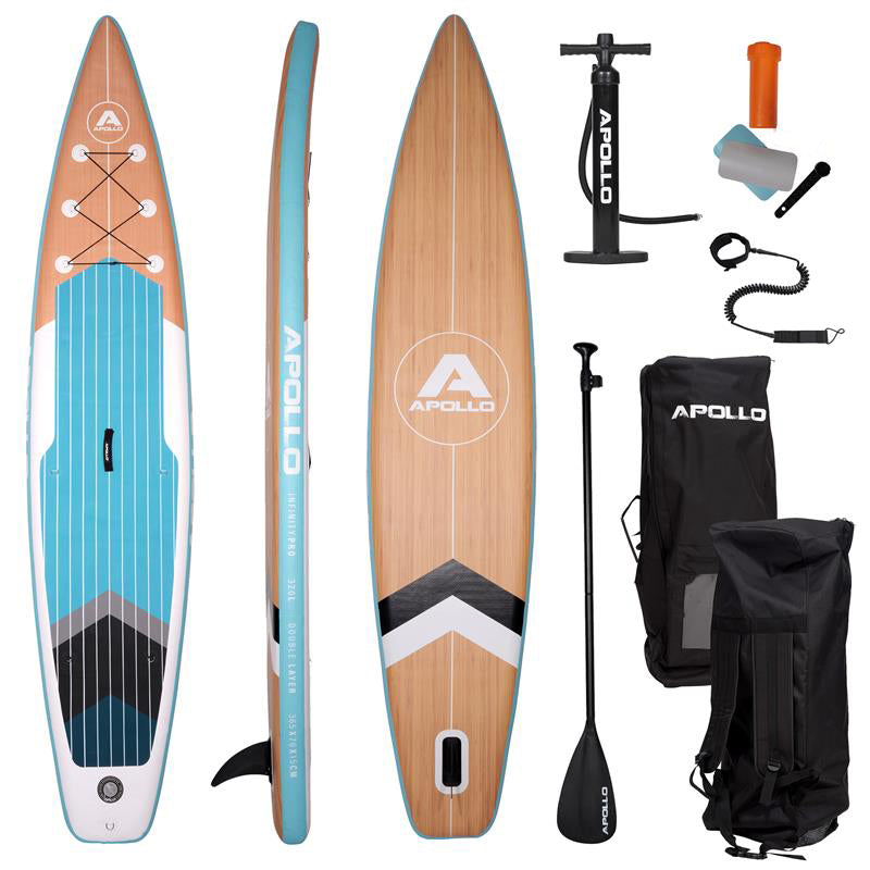 Apollo SUP Board 'Infinity Pro' 3,65m incl. SUP Peddel, Pomp en Reparatiekit Infinity Pro