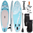 Apollo SUP Board 'Tikki' 2,75m incl. SUP Peddel, Pomp en Reparatiekit Tikki