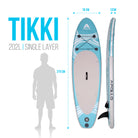 Apollo SUP Board 'Tikki' 2,75m incl. SUP Peddel, Pomp en Reparatiekit Tikki