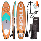Apollo Funsport NL SUP Board 'Wood' 3m incl. SUP Peddel, Pomp en Reparatiekit Wood Mint
