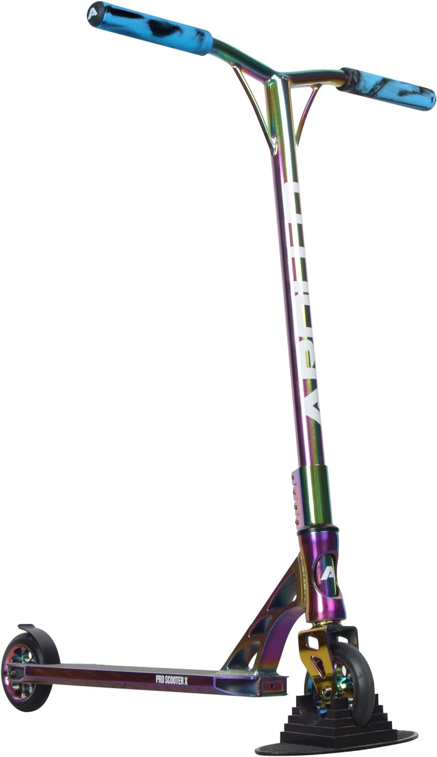 Apollo Apollo Stunt Scooter Handle Grip XL 160mm zachte stuurgrepen met baruiteinden Blauw Zwart