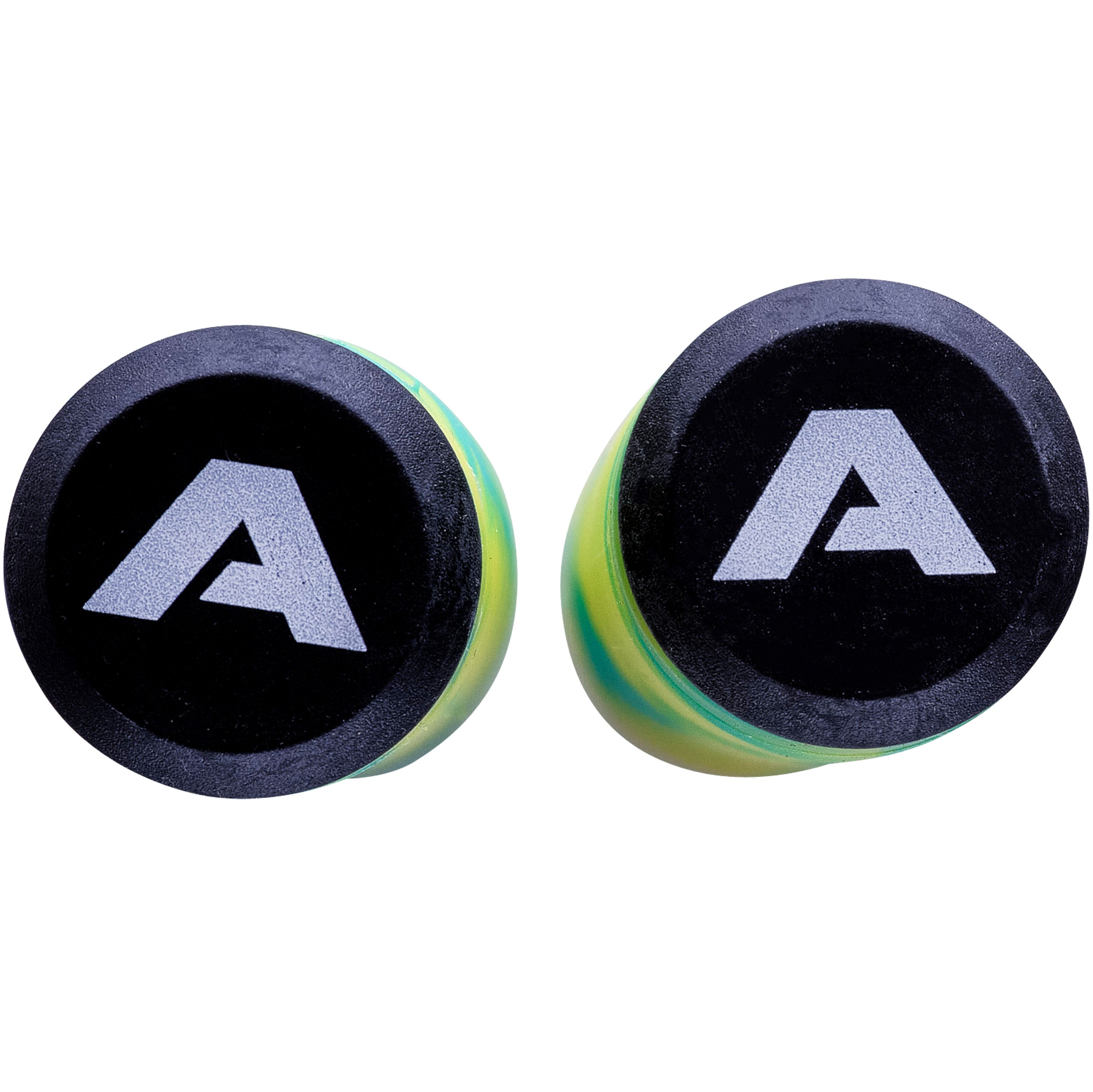 Apollo Apollo Stunt Scooter Handle Grip XL 160mm zachte stuurgrepen met baruiteinden Groen Geel