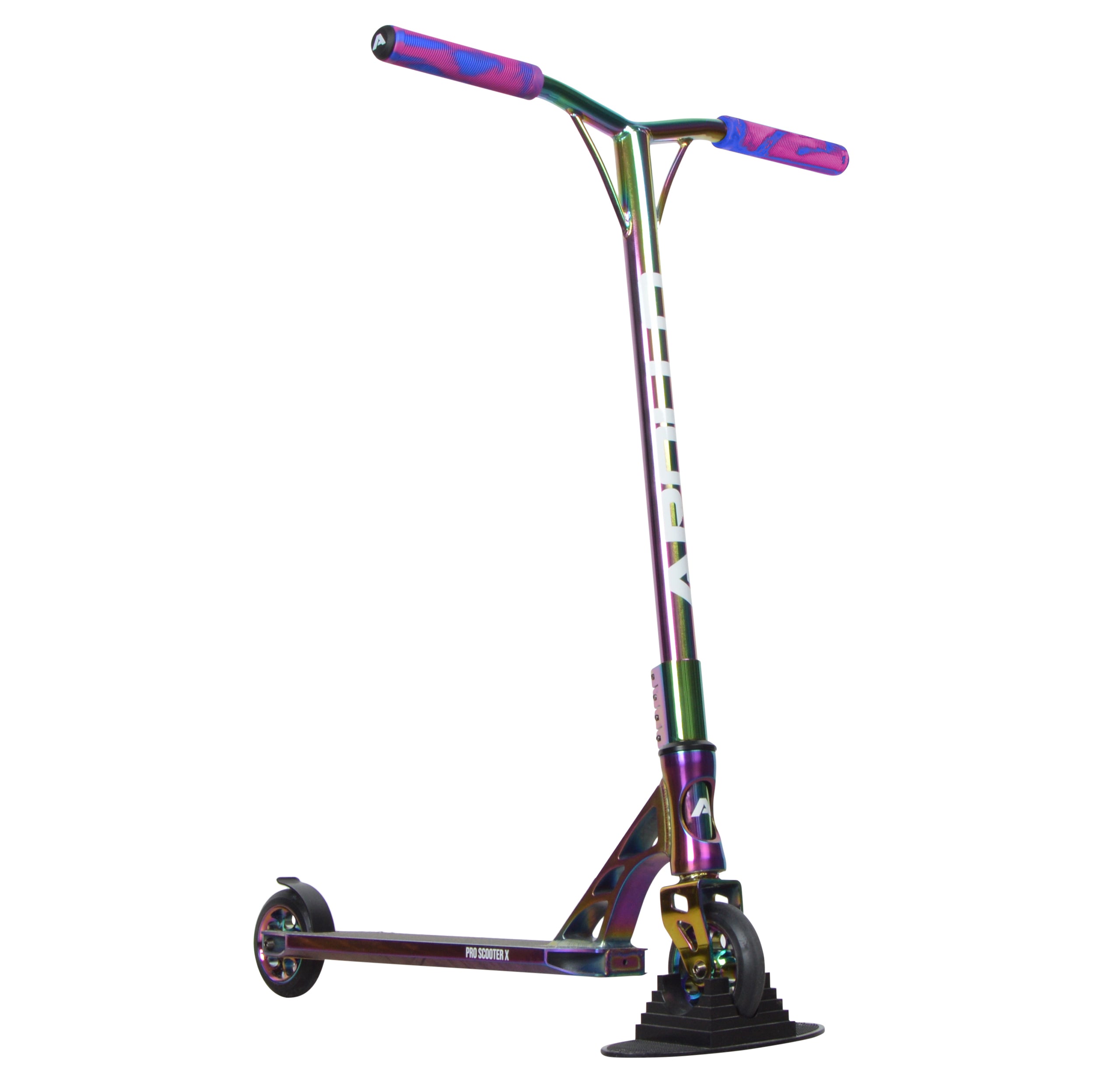 Apollo Apollo Stunt Scooter Handle Grip XL 160mm zachte stuurgrepen met baruiteinden Paars Roze