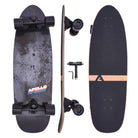 Apollo Surfskate Board - Black Marble Black Marble