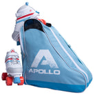 Apollo Funsport NL APOLLO Skatebag praktische tas voor schaatsen en rollersport Mint Blauw