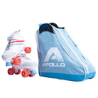Apollo Funsport NL APOLLO Skatebag praktische tas voor schaatsen en rollersport Mint Blauw