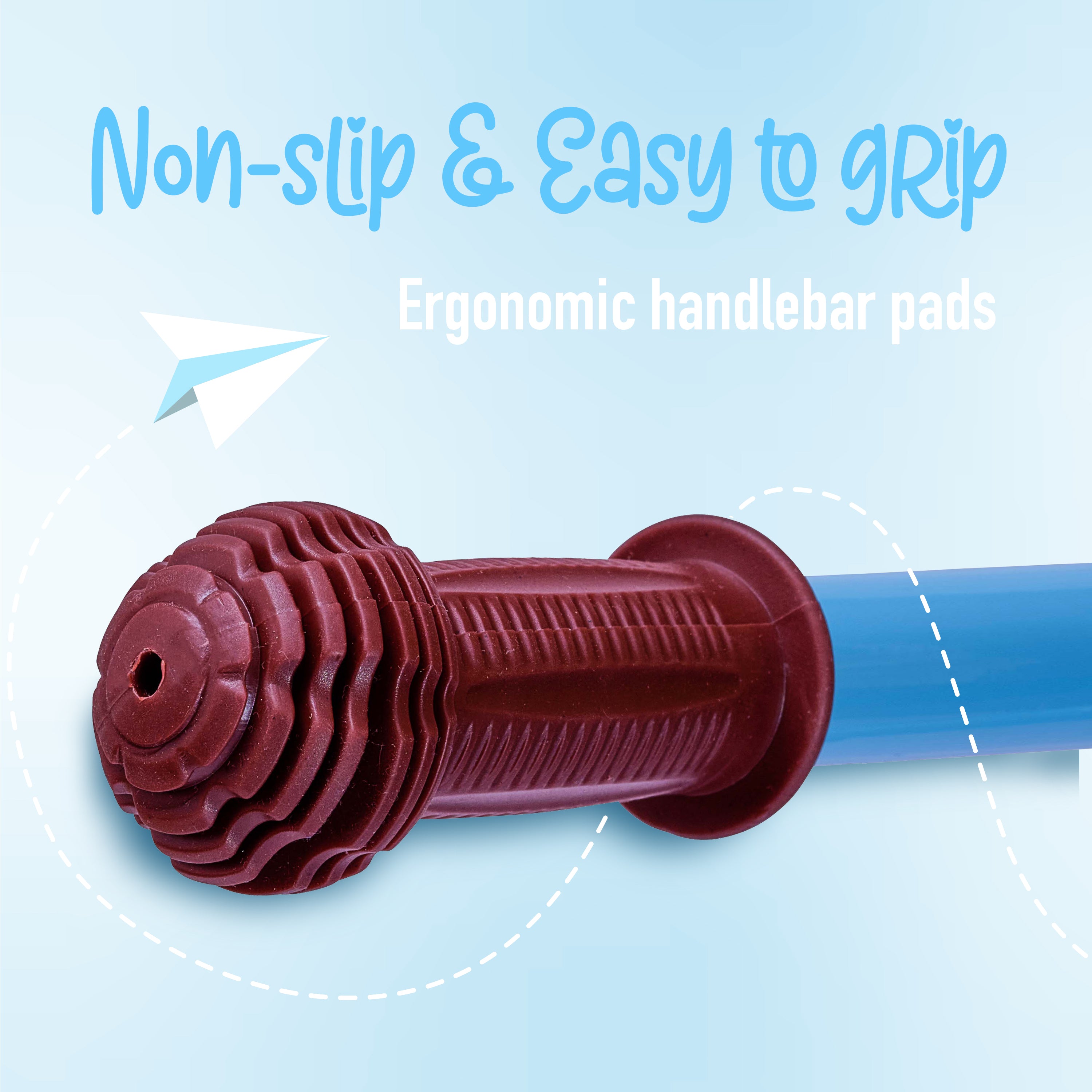 Apollo 'Aviator' Loopfiets, Veilige Kinderloopfiets 12 inch Lichtblauw